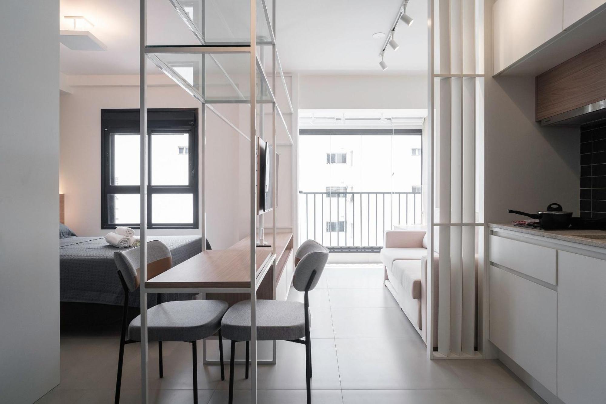 Bsf1310 - Maravilhoso Tv 4k | Faria Lima Apartment *